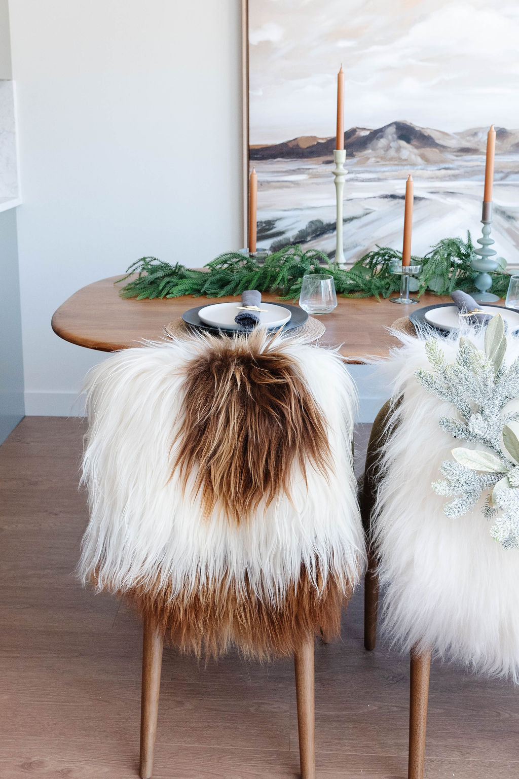 Brown Spotted Icelandic Sheepskin | Random