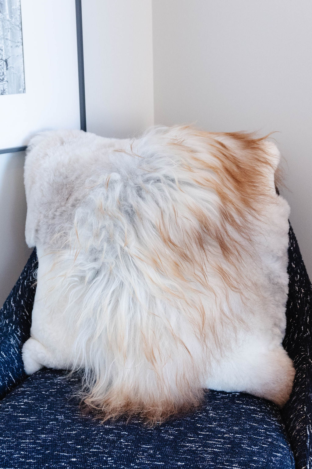 ONE OF A KIND XL Icelandic Mélange Large Square Pillow
