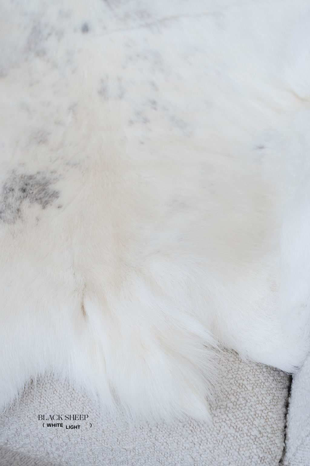 White Sami Reindeer Hide