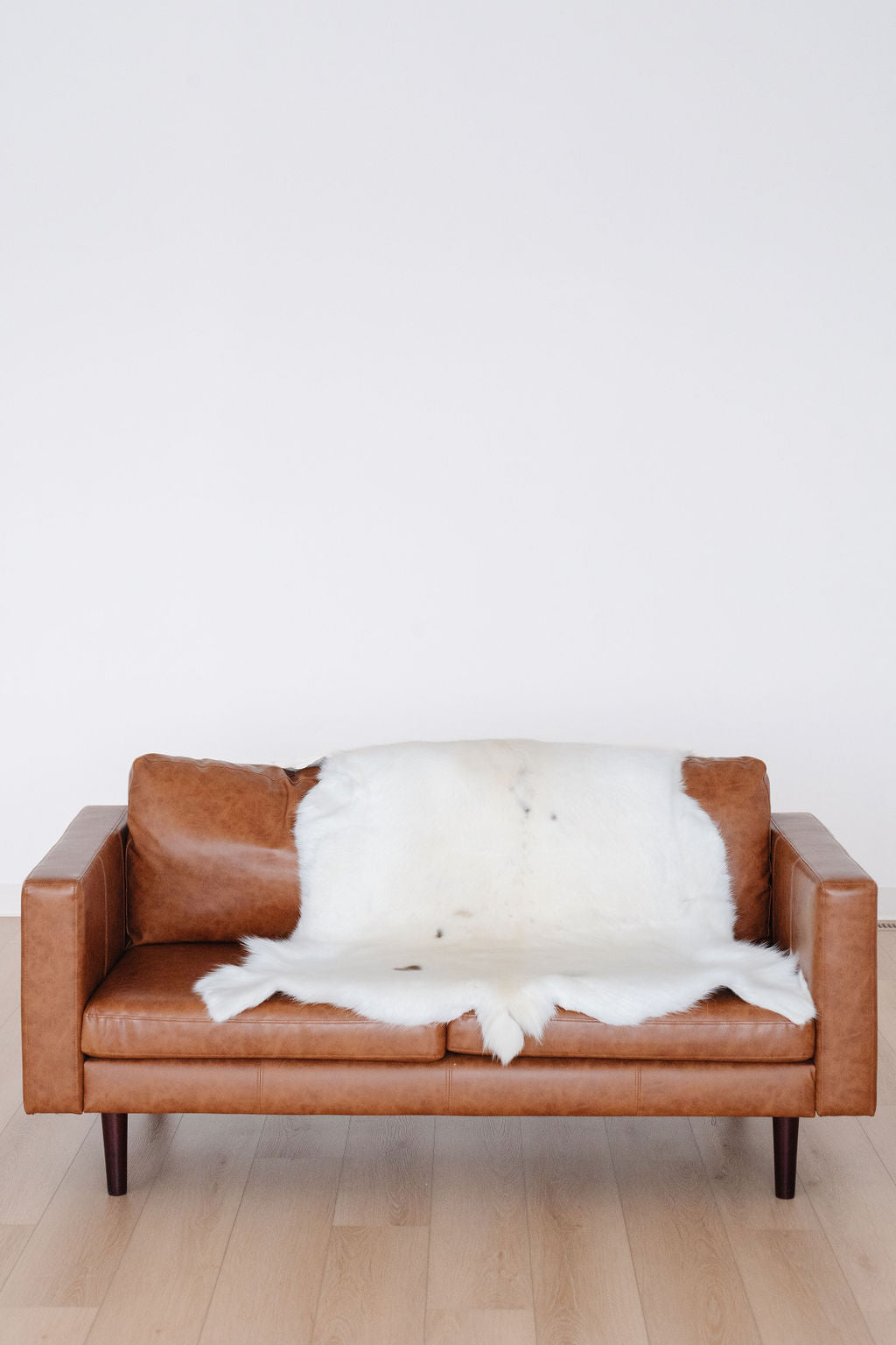 White Sami Reindeer Hide
