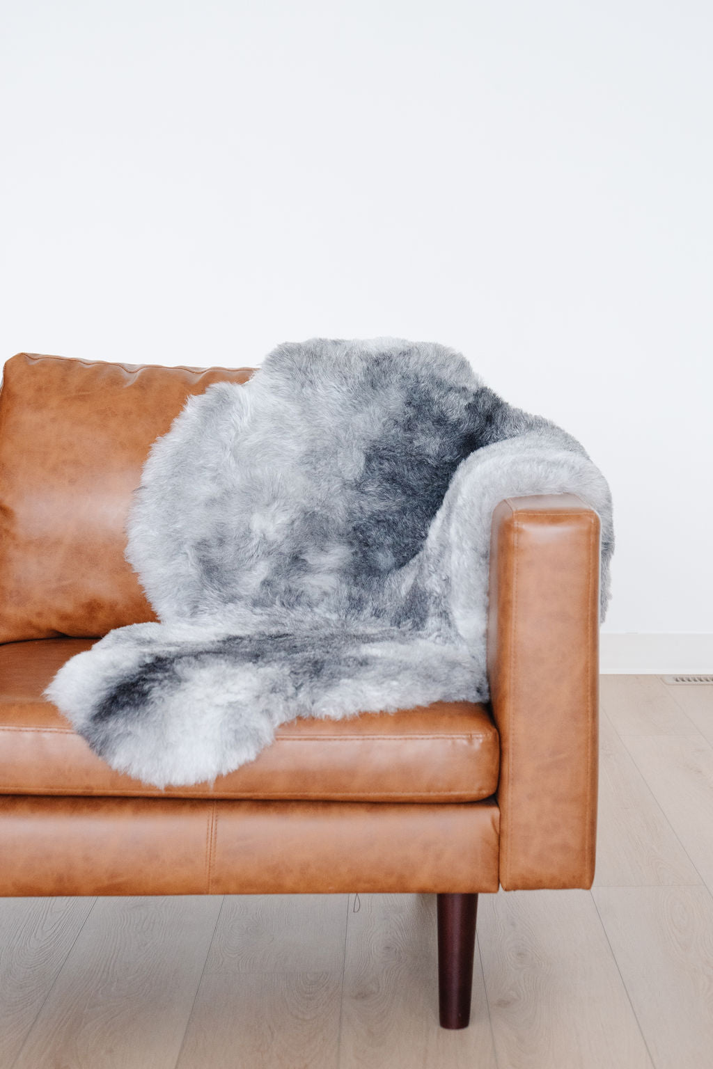 Shorn Natural Storm Grey Icelandic Sheepskin