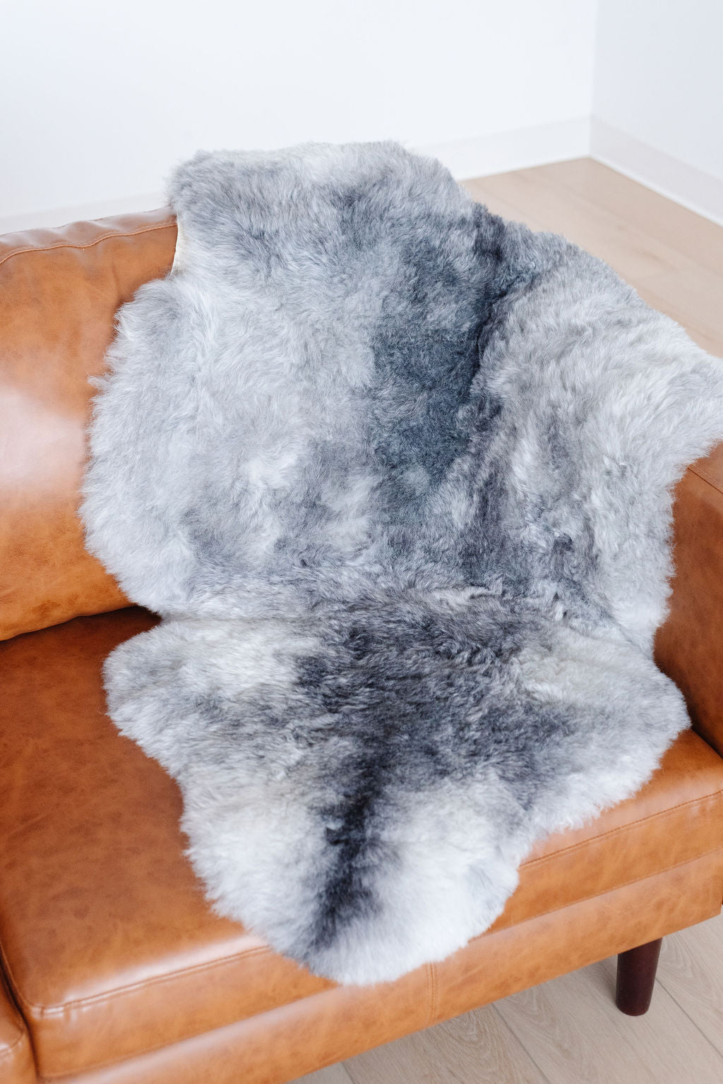 Shorn Natural Storm Grey Icelandic Sheepskin