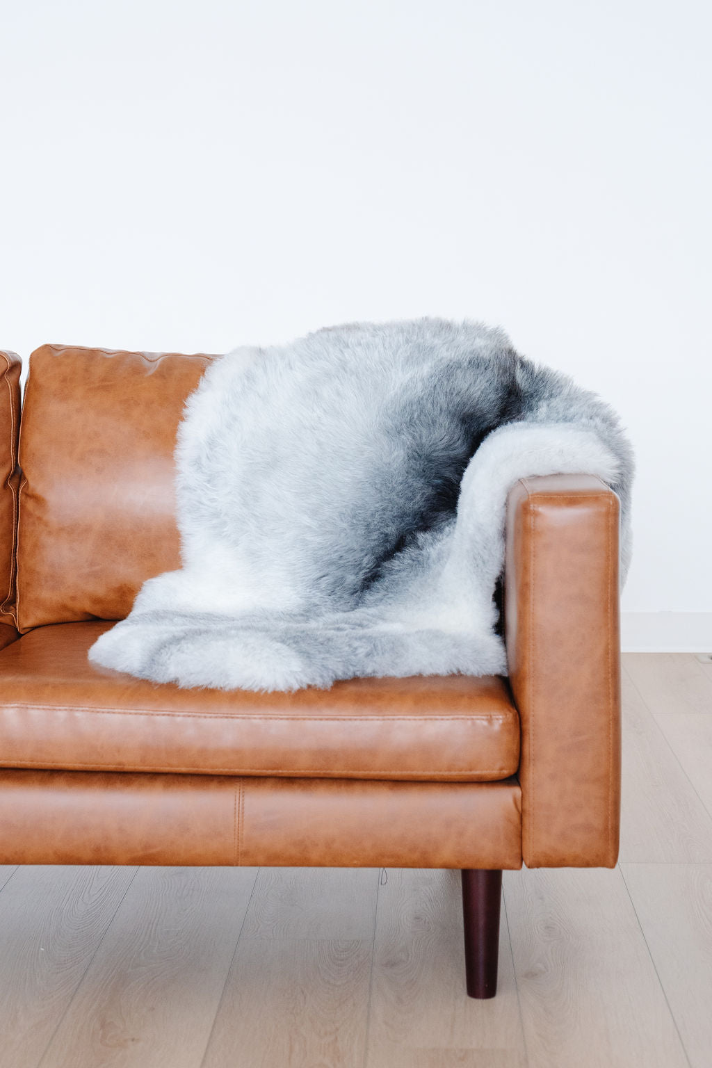 Shorn Natural Storm Grey Icelandic Sheepskin