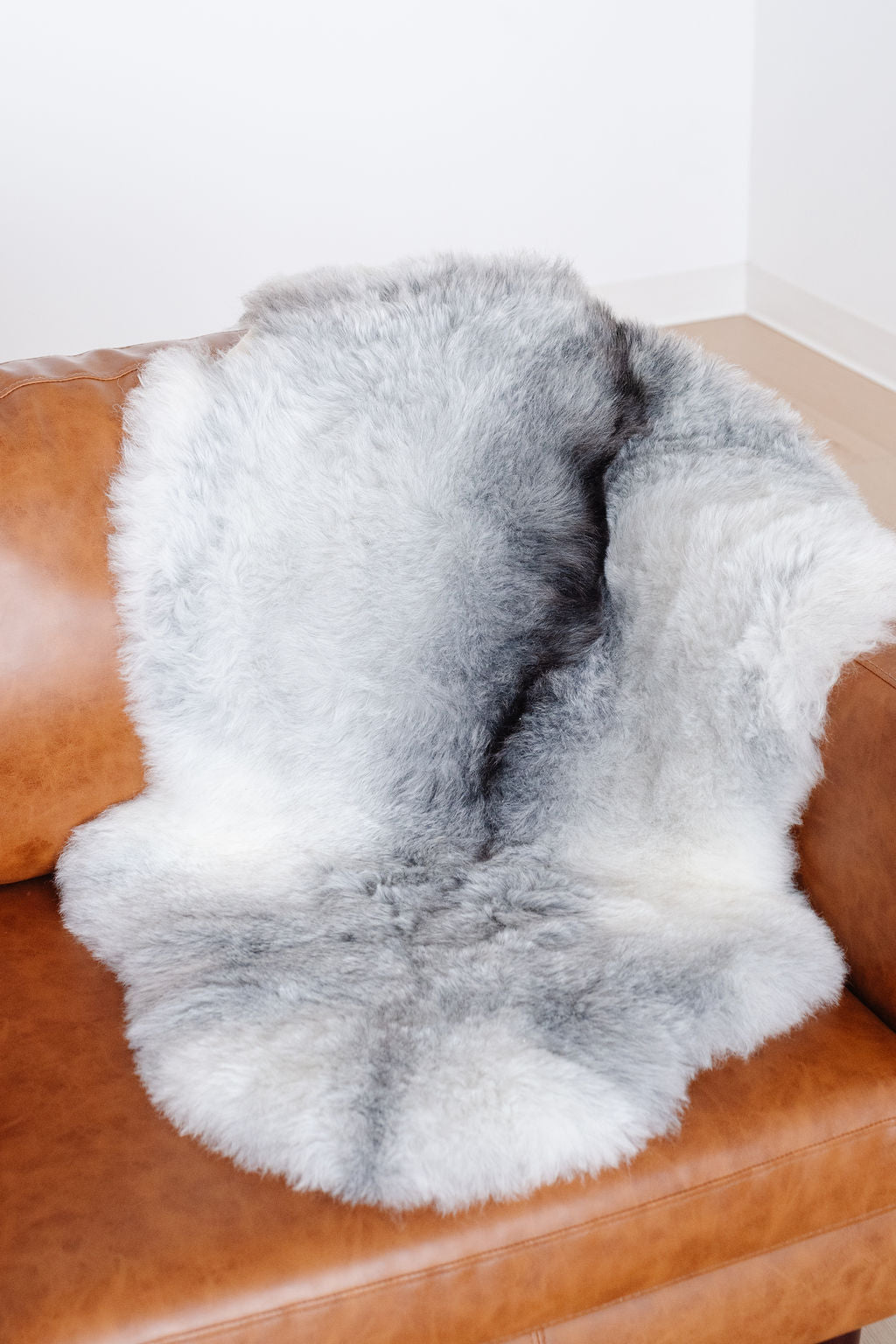 Shorn Natural Storm Grey Icelandic Sheepskin