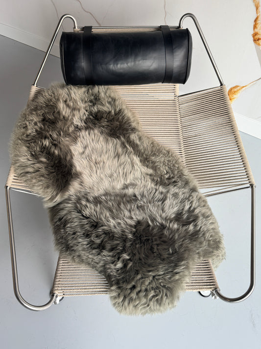 ONE OF A KIND Swedish XL Thyme Green Sheepskin