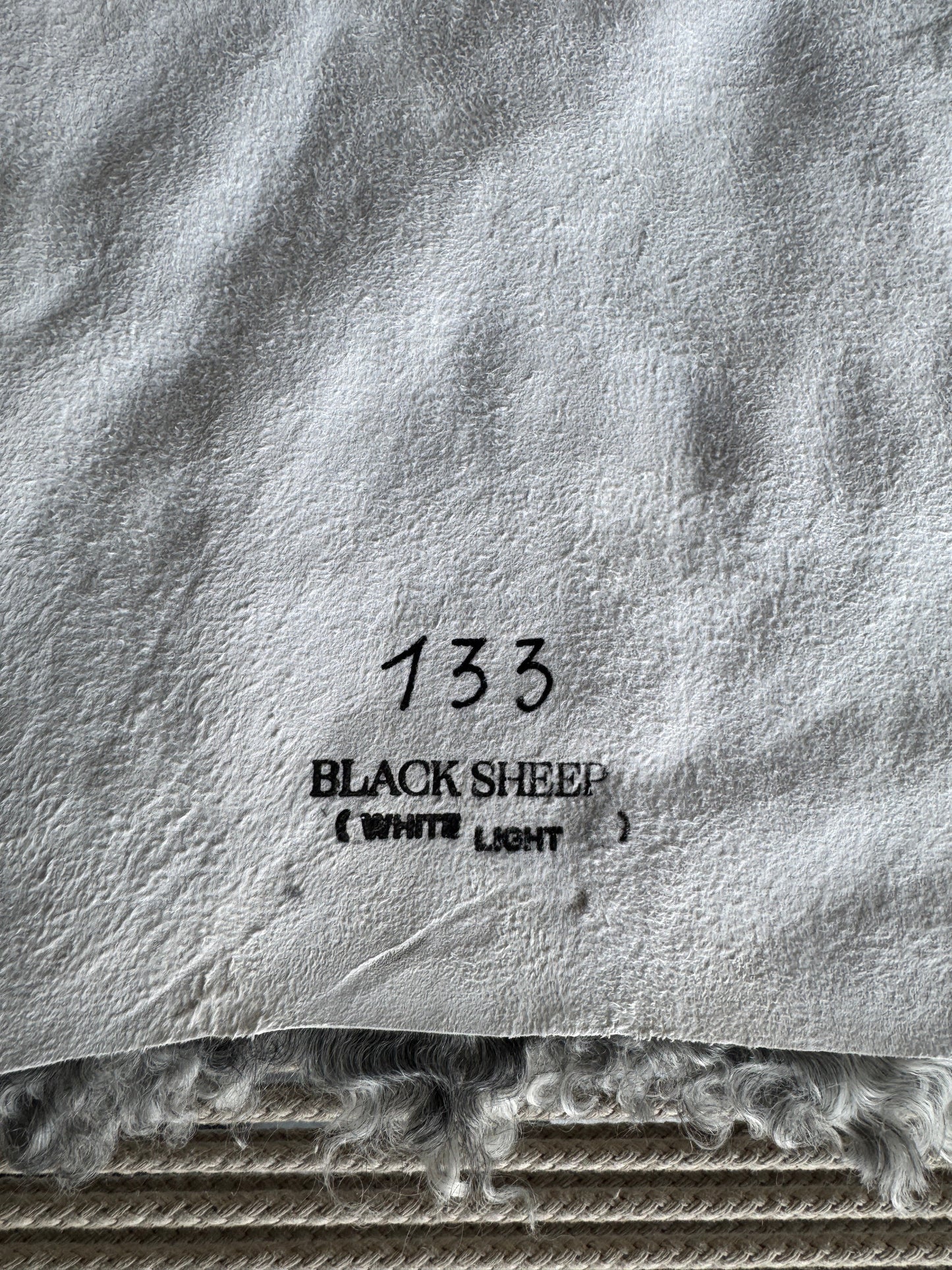 ONE OF A KIND Gotland Medium Wool Sheepskin