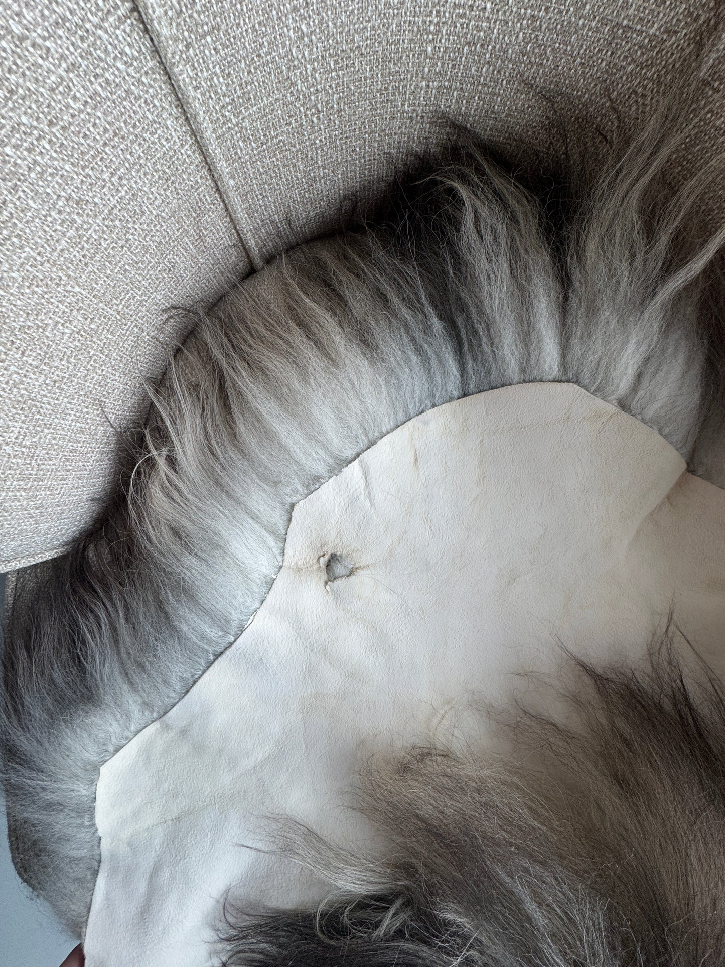 B Grade Dark Grey Icelandic Sheepskin