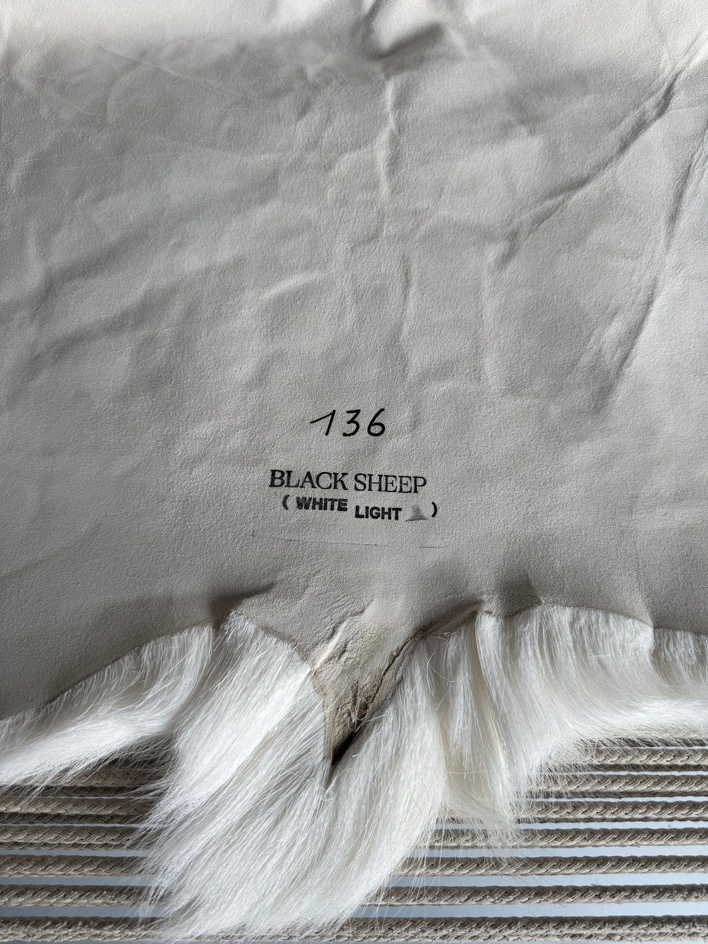 ONE OF A KIND Very Light Reindeer Hide