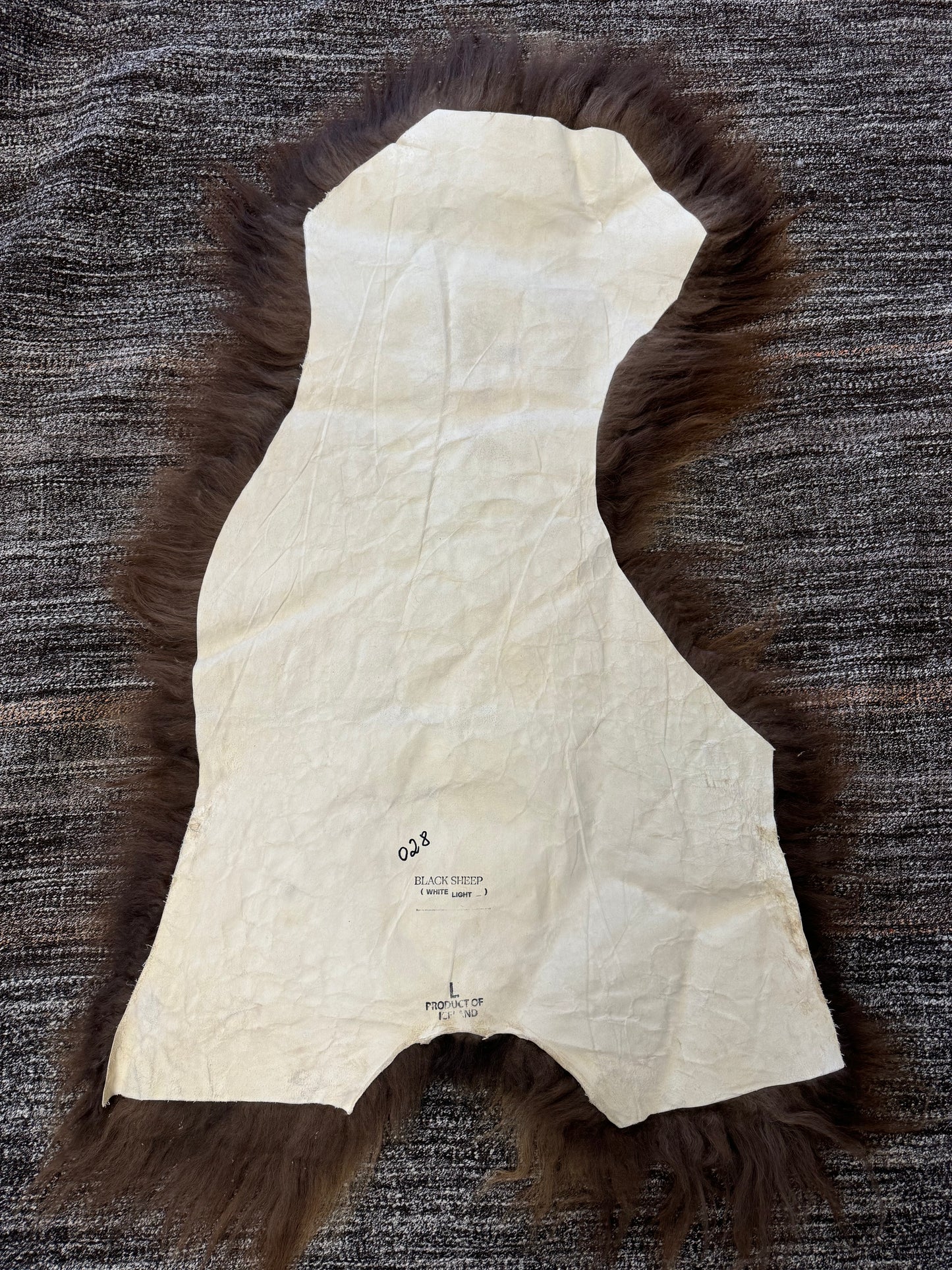 ONE OF A KIND Icelandic Red Sheepskin