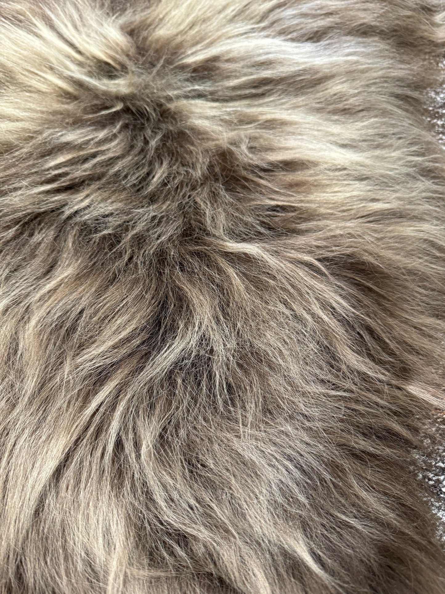 ONE OF A KIND Small Icelandic Dark Brown Sheepskin