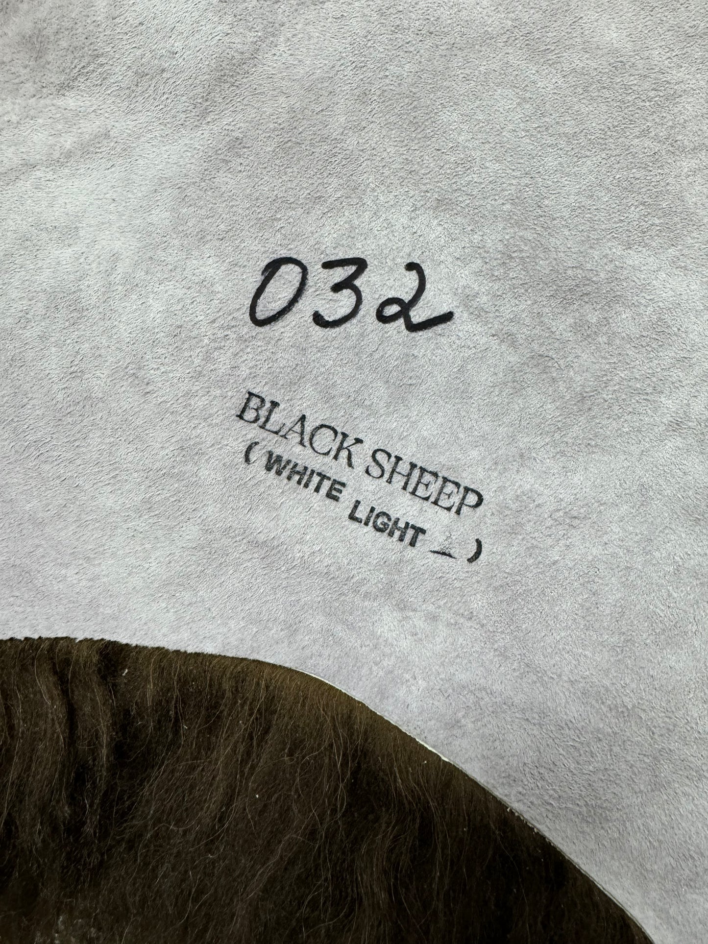 ONE OF A KIND Small Icelandic Dark Brown Sheepskin