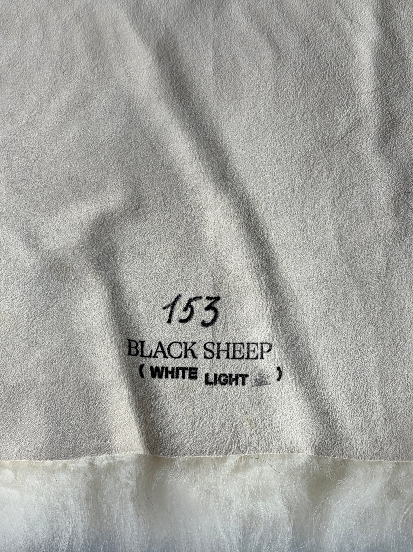 ONE OF A KIND Icelandic Shorn White Sheepskin Chair Pad
