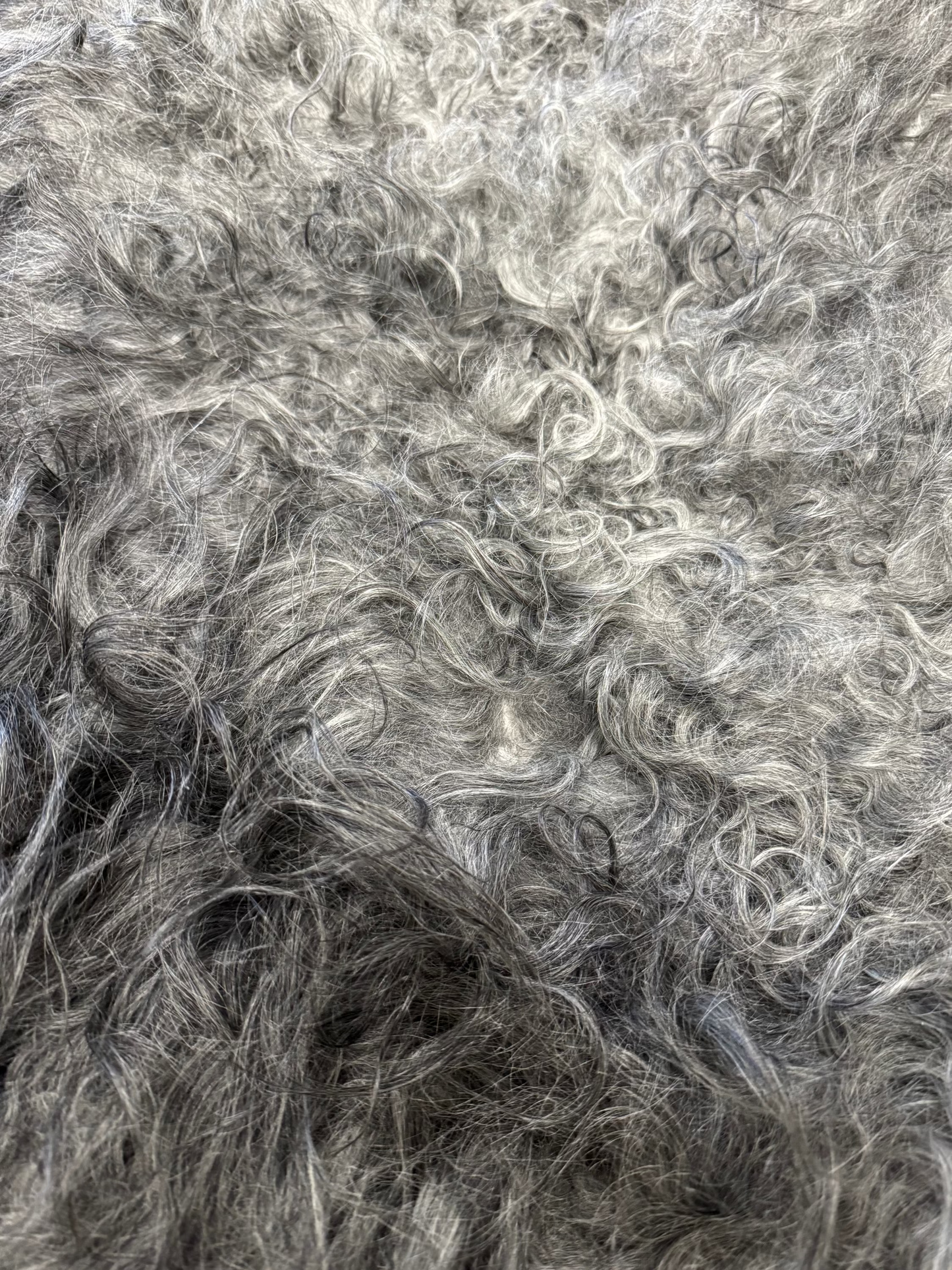 ONE OF A KIND Gotland Grey Medium Wool Sheepskin