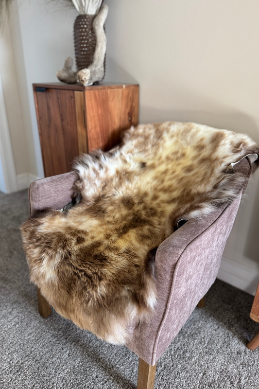 Unique Speckled Welsh Sheepskin
