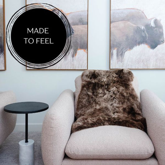 Shorn Dark Brown Icelandic Sheepskin