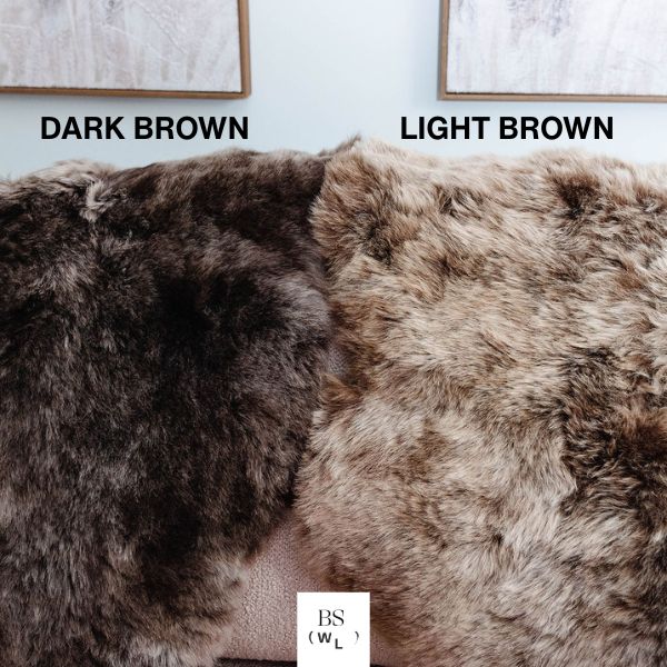 Shorn Dark Brown Icelandic Sheepskin