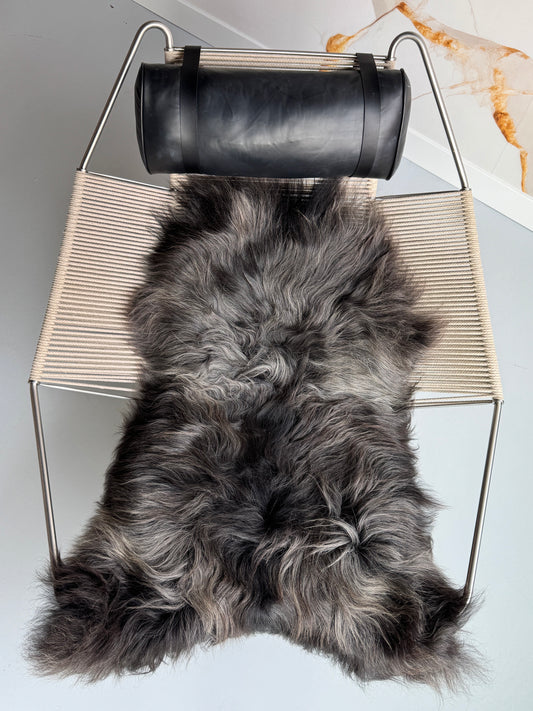 ONE OF A KIND XL Dark Grey Icelandic Sheepskin