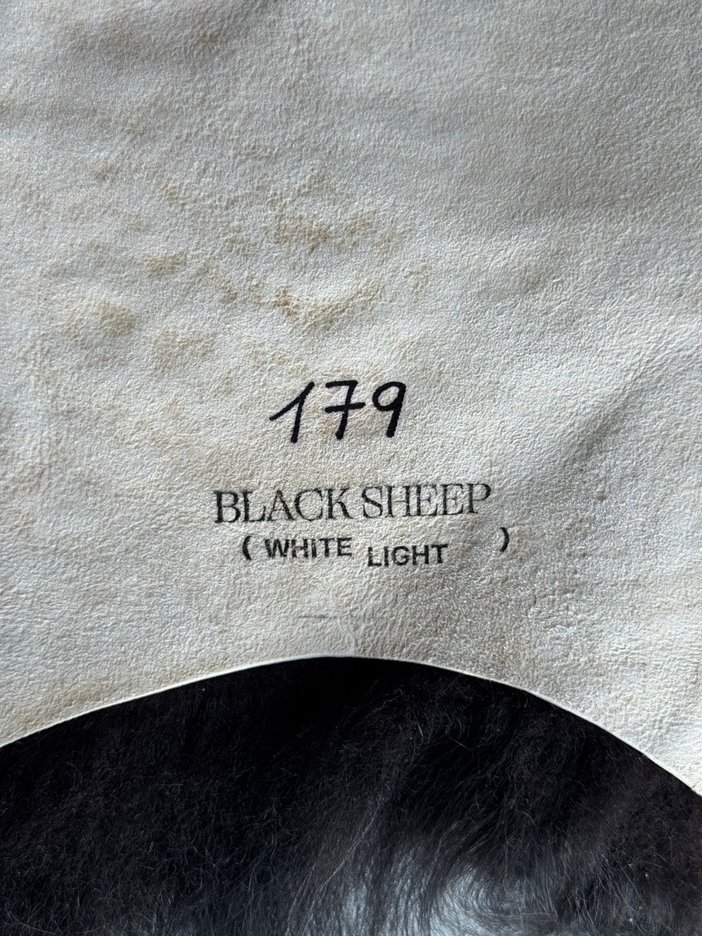ONE OF A KIND XL Dark Grey Icelandic Sheepskin