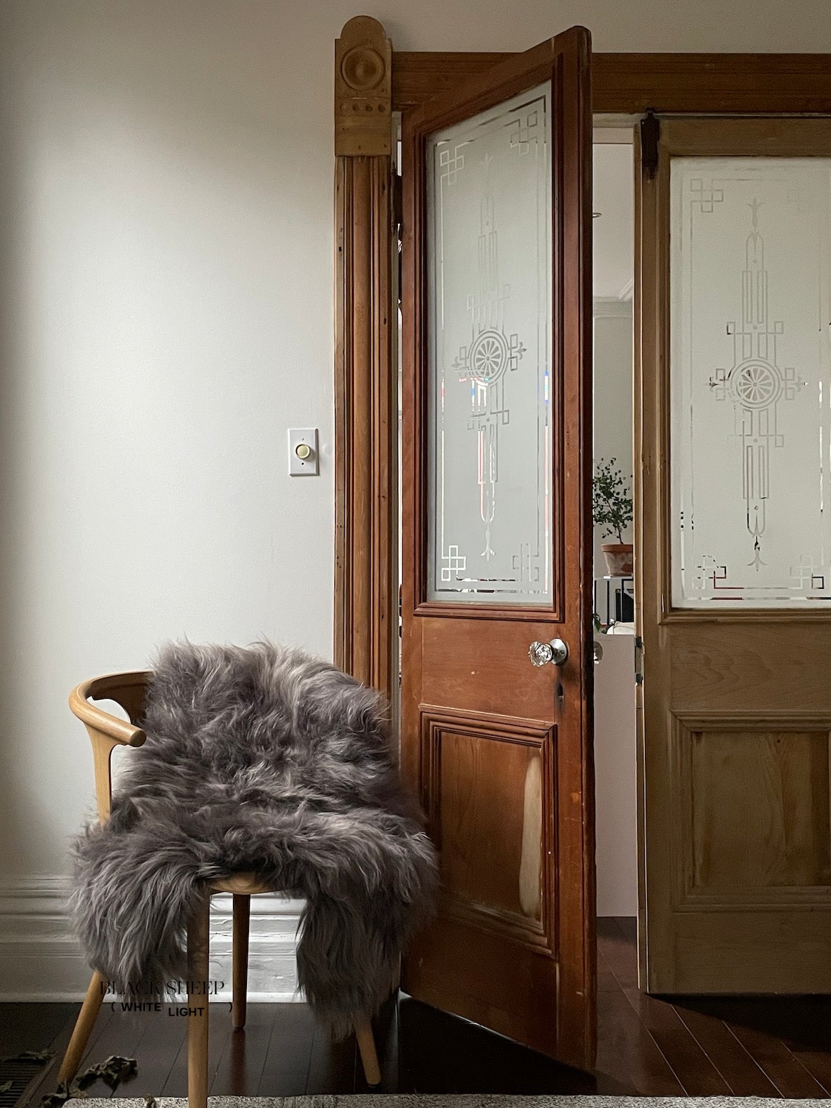 Mineral Icelandic Sheepskin - Black Sheep (White Light)