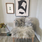 ONE OF THE KIND Gray Icelandic Sheepskin