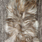 Rusty Grey Icelandic Sheepskin - Black Sheep (White Light)