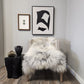 Natural Light Grey Icelandic Sheepskin