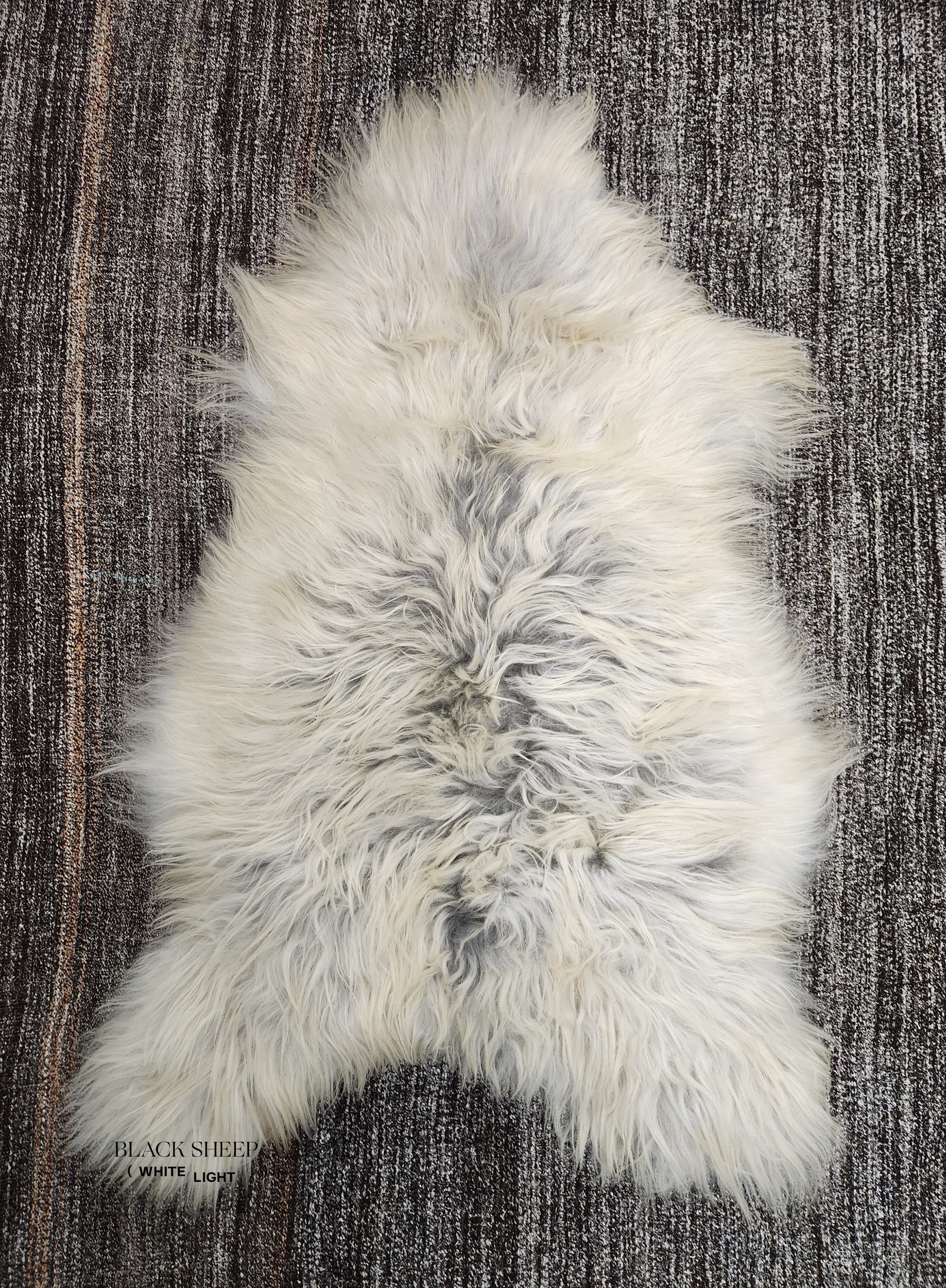 Premium Quality | Grey Icelandic Sheepskin discount Throw Rug 037