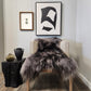 ONE OF THE KIND Icelandic Grey Dark Ends Sheepskin