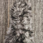 ONE OF THE KIND Icelandic Grey Dark Ends Sheepskin