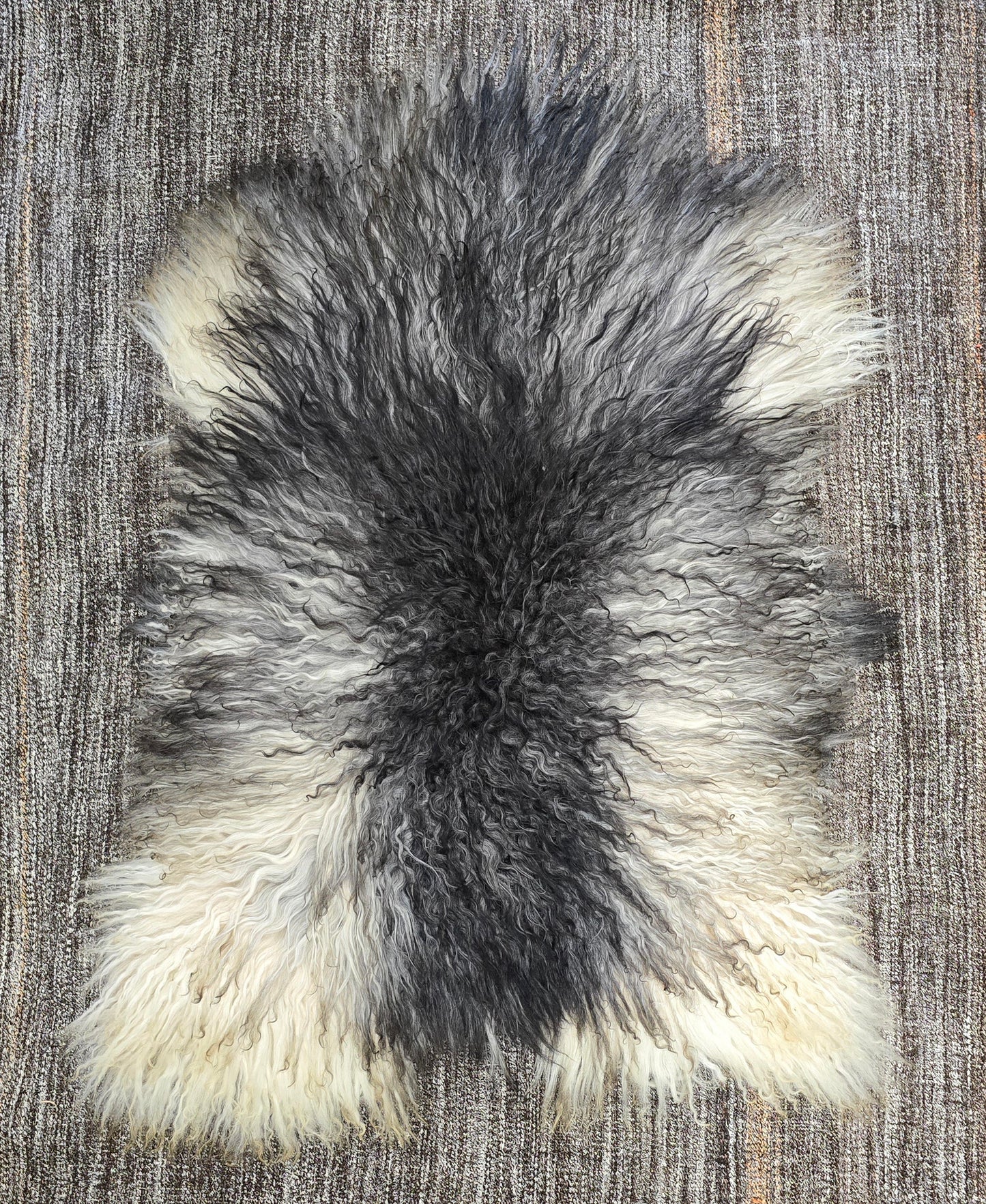 Natural Curly Grey Icelandic Sheepskin