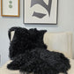 Black Tigrado Spanish Curly Sheepskin