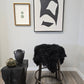 Black Tigrado Spanish Curly Sheepskin