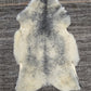 ONE OF THE KIND Gotland White and Grey Medium Wool Sheepskin