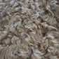 ONE OF THE KIND Icelandic Shorn Brown Sheepskin - Black Sheep (White Light)