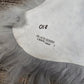 ONE OF THE KIND Icelandic Light Blue Grey Sheepskin - Black Sheep (White Light)