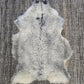 ONE OF THE KIND Gotland White and Grey Medium Wool Sheepskin - Black Sheep (White Light)