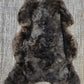 ONE OF THE KIND Icelandic Shorn Silky Soft Brown Sheepskin - Black Sheep (White Light)