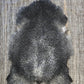 ONE OF THE KIND Large Gotland Charcoal Long Wool Sheepskin