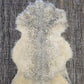 ONE OF THE KIND Gotland White and Grey Medium Wool Sheepskin