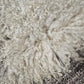 ONE OF A KIND Long Wool White/Grey Gotland Sheepskin