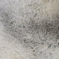 ONE OF A KIND Long Wool White/Grey Gotland Sheepskin