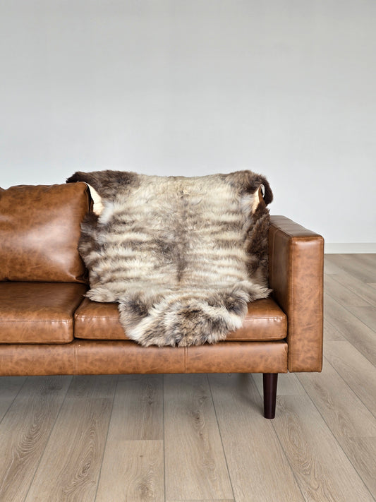 Rare Striped Welsh Sheepskin  - single hide only
