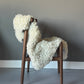 White Medium Wool Gotland Sheepskin