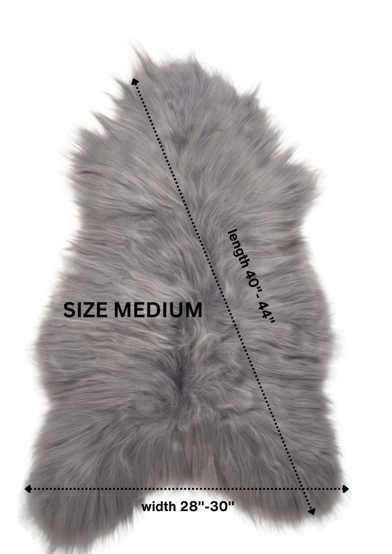 Silver Icelandic Sheepskin