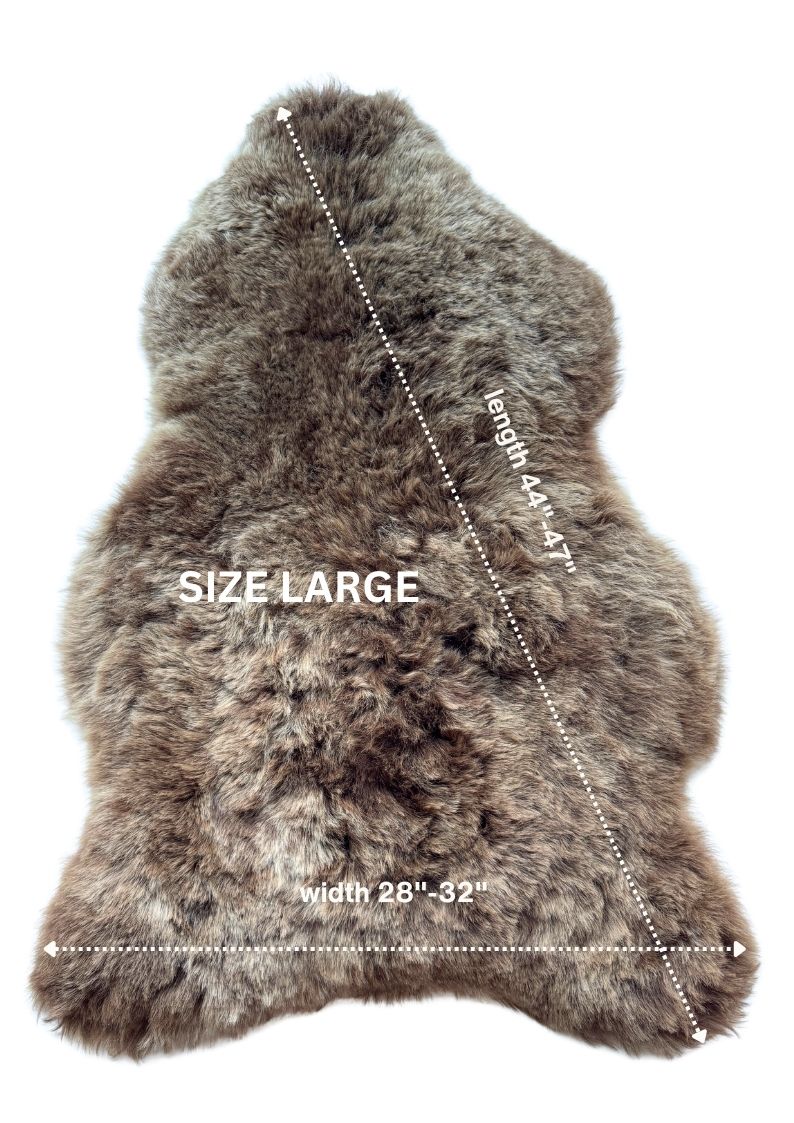 Shorn Light Brown Icelandic Sheepskin