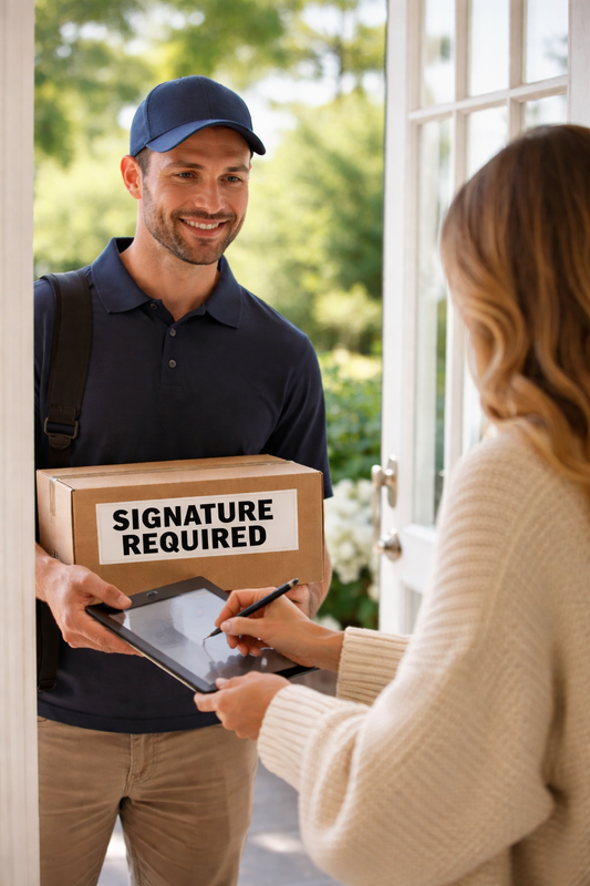 SIGNATURE REQUIRED