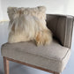 Mélange Sheepskin Pillow, straight wool
