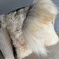 Mélange Sheepskin Pillow, straight wool