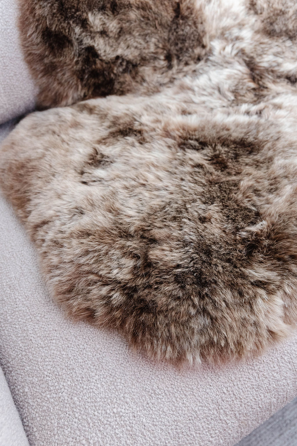 Shorn Light Brown Icelandic Sheepskin