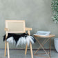 Black Spotted Icelandic Sheepskin Chair Pad | Random